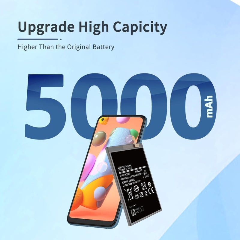ITMBET Galaxy A11 Battery, 5000mAh Upgraded 2024 New 0 Cycle Battery Replacement for Samsung Galaxy A11 SM-A115U, SM-A115A HQ-70N/HQ-70T with Professional Replacement Tool Kits - Image 3